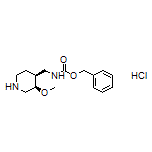 N-Cbz-1-[(3R,4S)-3-methoxypiperidin-4-yl]methanamine Hydrochloride