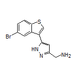 5-(5-Bromobenzo[b]thiophen-3-yl)-1H-pyrazole-3-methanamine