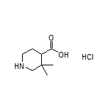 3,3-Dimethylpiperidine-4-carboxylic Acid Hydrochloride
