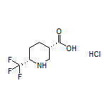 (3S,6S)-6-(Trifluoromethyl)piperidine-3-carboxylic Acid Hydrochloride