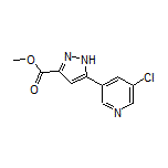 Methyl 5-(5-Chloropyridin-3-yl)-1H-pyrazole-3-carboxylate