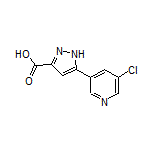 5-(5-Chloropyridin-3-yl)-1H-pyrazole-3-carboxylic Acid