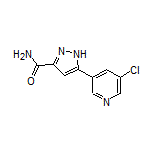 5-(5-Chloropyridin-3-yl)-1H-pyrazole-3-carboxamide