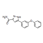 5-(3-Phenoxyphenyl)-1H-pyrazole-3-carboxamide