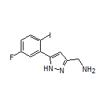 5-(5-Fluoro-2-iodophenyl)-1H-pyrazole-3-methanamine