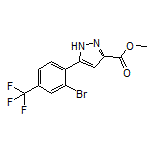 Methyl 5-[2-Bromo-4-(trifluoromethyl)phenyl]-1H-pyrazole-3-carboxylate