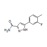 5-(3-Fluoro-4-methylphenyl)-1H-pyrazole-3-carboxamide