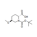 (2R,5S)-1-Boc-5-methoxypiperidine-2-carboxylic Acid