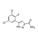 5-(3,5-Dichloro-2-fluorophenyl)-1H-pyrazole-3-carboxamide