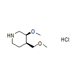 (3S,4R)-3-Methoxy-4-(methoxymethyl)piperidine Hydrochloride