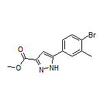 Methyl 5-(4-Bromo-3-methylphenyl)-1H-pyrazole-3-carboxylate