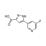 5-(5-Fluoropyridin-3-yl)-1H-pyrazole-3-carboxylic Acid
