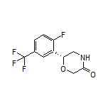 (R)-6-[2-Fluoro-5-(trifluoromethyl)phenyl]morpholin-3-one