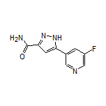 5-(5-Fluoropyridin-3-yl)-1H-pyrazole-3-carboxamide