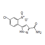 5-(4-Chloro-2-nitrophenyl)-1H-pyrazole-3-carboxamide