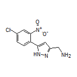 5-(4-Chloro-2-nitrophenyl)-1H-pyrazole-3-methanamine
