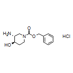 (3R,4R)-3-Amino-1-Cbz-piperidin-4-ol Hydrochloride