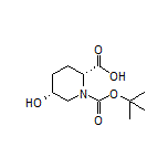 (2R,5R)-1-Boc-5-hydroxypiperidine-2-carboxylic Acid