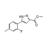 Methyl 5-(2-Fluoro-4-methylphenyl)-1H-pyrazole-3-carboxylate