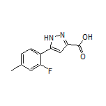 5-(2-Fluoro-4-methylphenyl)-1H-pyrazole-3-carboxylic Acid