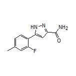 5-(2-Fluoro-4-methylphenyl)-1H-pyrazole-3-carboxamide