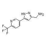 5-[6-(Trifluoromethyl)pyridin-3-yl]-1H-pyrazole-3-methanamine