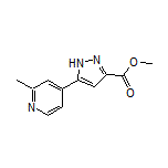 Methyl 5-(2-Methylpyridin-4-yl)-1H-pyrazole-3-carboxylate