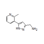 5-(2-Methylpyridin-3-yl)-1H-pyrazole-3-methanamine