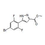 Methyl 5-(4-Bromo-2,6-difluorophenyl)-1H-pyrazole-3-carboxylate