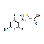 5-(4-Bromo-2,6-difluorophenyl)-1H-pyrazole-3-carboxylic Acid