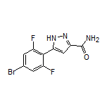 5-(4-Bromo-2,6-difluorophenyl)-1H-pyrazole-3-carboxamide