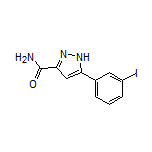 5-(3-Iodophenyl)-1H-pyrazole-3-carboxamide