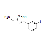 5-(3-Iodophenyl)-1H-pyrazole-3-methanamine