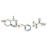 (3S,4S)-N-Cbz-3-methoxypiperidin-4-amine Trifluoroacetate