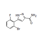 5-(2-Bromo-6-fluorophenyl)-1H-pyrazole-3-carboxamide