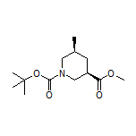 Methyl (3R,5S)-1-Boc-5-methylpiperidine-3-carboxylate