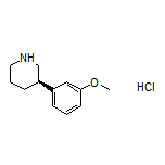(R)-3-(3-Methoxyphenyl)piperidine Hydrochloride