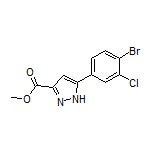 Methyl 5-(4-Bromo-3-chlorophenyl)-1H-pyrazole-3-carboxylate