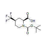 (2S,4R)-1-Boc-4-(trifluoromethyl)piperidine-2-carboxylic Acid