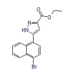 Ethyl 5-(4-Bromonaphthalen-1-yl)-1H-pyrazole-3-carboxylate