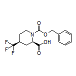 (2R,4S)-1-Cbz-4-(trifluoromethyl)piperidine-2-carboxylic Acid