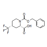 (2S,4R)-1-Cbz-4-(trifluoromethyl)piperidine-2-carboxylic Acid
