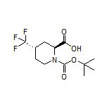 (2S,4S)-1-Boc-4-(trifluoromethyl)piperidine-2-carboxylic Acid