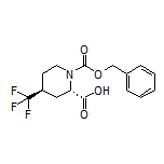 (2S,4S)-1-Cbz-4-(trifluoromethyl)piperidine-2-carboxylic Acid