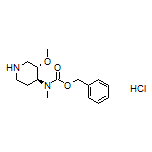 (3S,4S)-N-Cbz-3-methoxy-N-methylpiperidin-4-amine Hydrochloride