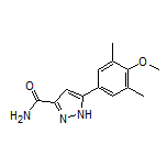 5-(4-Methoxy-3,5-dimethylphenyl)-1H-pyrazole-3-carboxamide