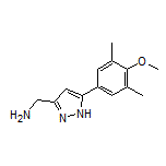 5-(4-Methoxy-3,5-dimethylphenyl)-1H-pyrazole-3-methanamine