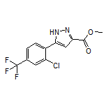 Methyl 5-[2-Chloro-4-(trifluoromethyl)phenyl]-1H-pyrazole-3-carboxylate