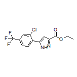 Ethyl 5-[2-Chloro-4-(trifluoromethyl)phenyl]-1H-pyrazole-3-carboxylate
