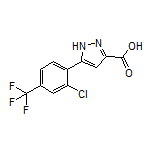 5-[2-Chloro-4-(trifluoromethyl)phenyl]-1H-pyrazole-3-carboxylic Acid